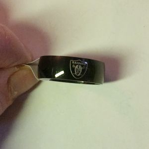 Raiders Football Team Ring Black size 13